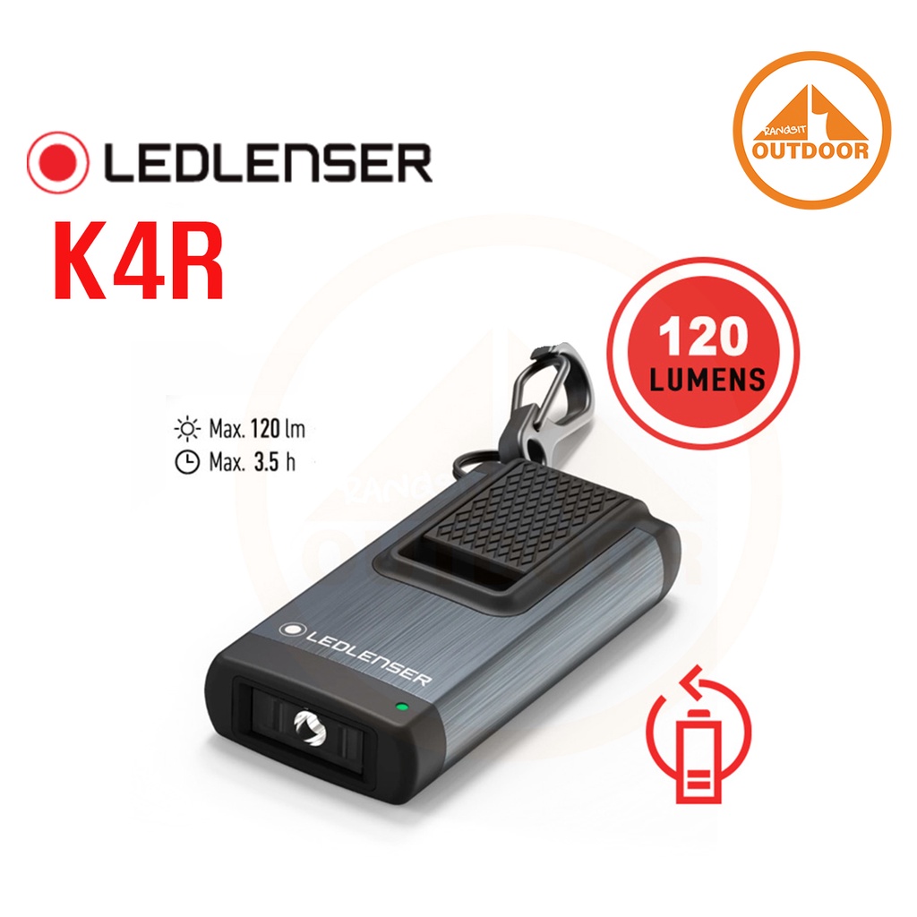ไฟฉาย LedLenser K4R 120 lumens #Black