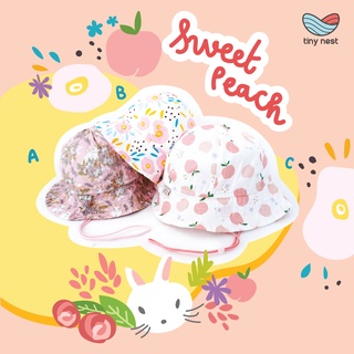 Tiny Nest Sunhat หมวกกันแดดเด็กอ่อน - Sweet Peach