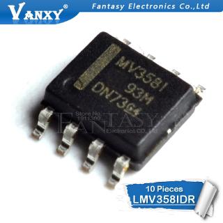 10PCS LMV358IDR SOP8 LMV358 SOP LM358IDR LMV358I SMD MV358I SOP-8