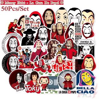 ❉ Money Heist Series 02 - La Casa De Papel สติ๊กเกอร์ ❉ 50Pcs/Set TV Show Fashion DIY Decals Doodle สติ๊กเกอร์