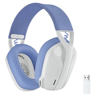 LOGITECH หูฟังเกมมิ่งไร้สาย G435 Lightspeed รุ่น 981-001075 (สี Off White/Lilac)