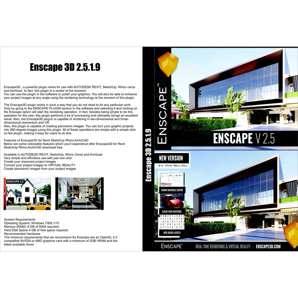 3D Enscape 2.5.1.9**