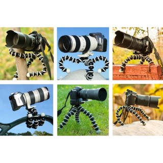 ขาตั้งกล้องหนวดปลาหมึก พร้อมหัวต่อ Tripod mobile holder SIZE L