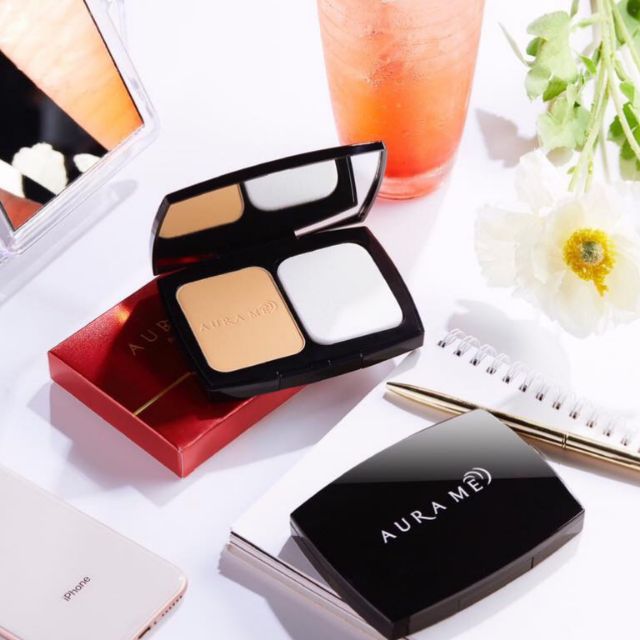 Aurame  แป้งพัฟออร่ามี spf30pa+++ เนื้อบางเบา กันแดด กันน้ำ กันเหงื่อ