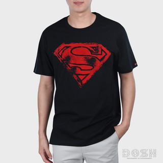 DOSH MENS T-SHIRTS SUPERMAN เสื้อยืดผู้ชาย คอกลม แขนสั้น 9FSMT5231-BL