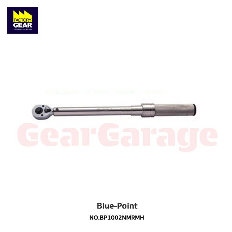 BLUE-POINT NO.BP1002NMRMH Torque Wrench ประแจปอนด์ หัวขันขนาด 3/8" ช่วงการขัน 20-100 Nm. 15-75 Ft.Lbs. Factory Gear