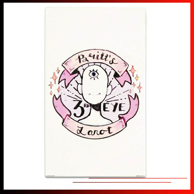 78 แผ่น Britts Third Eye Tarot ของเล่นสําหรับเด็ก