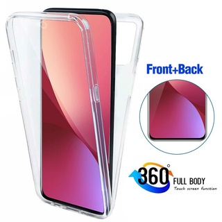 For Xiaomi 12 Pro Case 360° Front Back Protect Clear Phone Cover Xaomi Mi 12Pro 12X Mi12 X Mi12Pro 5G PC + TPU Shockproof Fundas