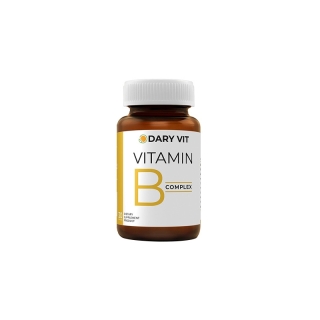 Dary Vit Vitamin B Complex ดารี่ วิต อาหารเสริม วิตามินบี อิโนซิทอล โคลีน วิตามินบีรวม ขนาด 30 แคปซูล 1 กระปุก