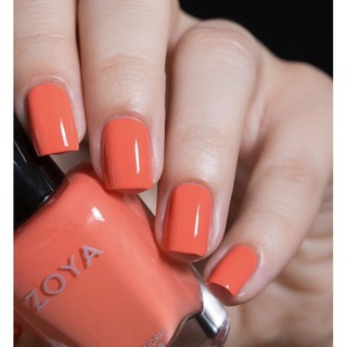 พร้อมส่ง ยาทาเล็บ Zoya Cora  สี coral ส้มปะการัง ส้มคอรัลสดใส  แท้ 💯 %