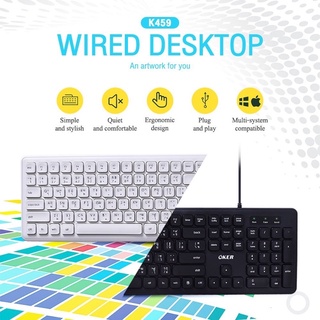 keyboard oker 459 คีย์บอร์ด okerรุ่น 459