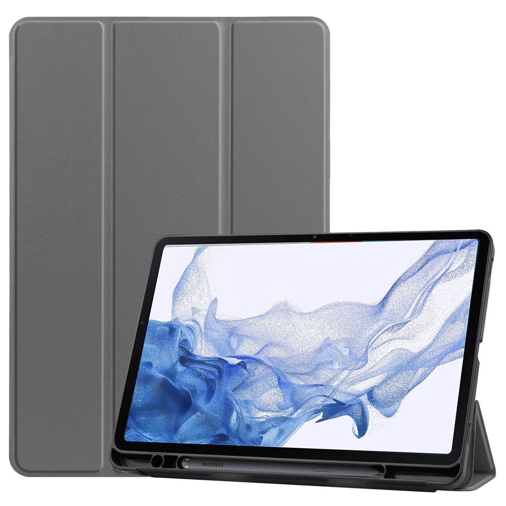 เคสฝาพับ ซัมซุง แท็ป เอส7 / เอส8  Smart Slim Stand Case For Samsung Galaxy Tab S7 SM-T875  Samsung Galaxy Tab S8 SM-X700