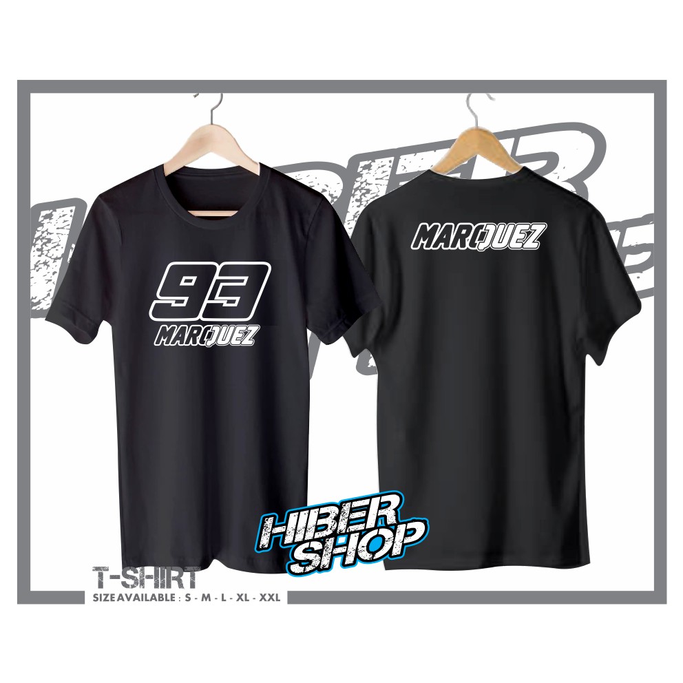 DISTRO เสื้อยืดสําหรับผู้ชายผู้หญิง MOTO GP MARQUEZ MM93 MM 93 COOL - HIBER SHOP