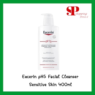 Eucerin pH5 Sensitive Skin Facial Cleanser 400 ml Exp.2024 ยูเซอรีน เจลล้างหน้า