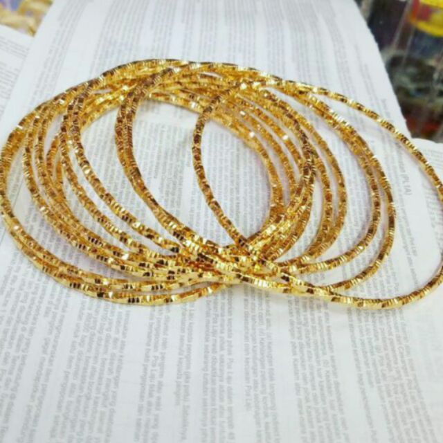 สร้อยข้อมือ Suasa Gold Week 7 ชิ้น