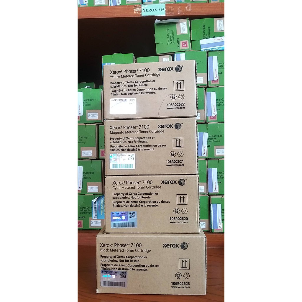 FujiXerox C7100 106R02623 Fuji Xerox C7100 106R02623 Black ตลับหมึกโทนเนอร์ ของแท้ผงหมึก Phaser 7100