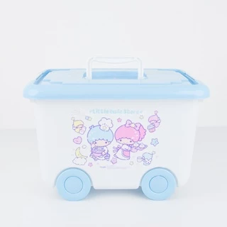 ถังอเนกประสงค์มีล้อ กล่องเลื่อนหูล็อก กล่องล้อเลื่อน little twin stars , my melody มายเมโลดี้
