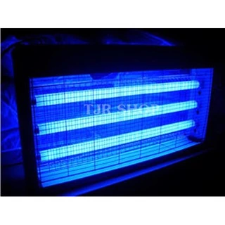 Silver Light หลอดนีออนแบล็คไลท์ T8 15W 12V ยาว 45 ซม. หลอดดักยุง หลอดล่อแมลง Black Light Blue 1 ชิ้น
