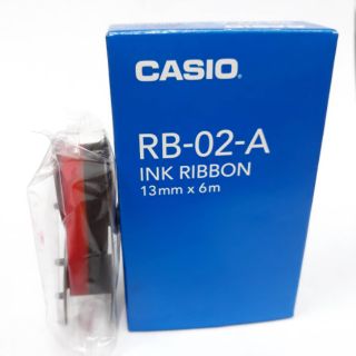 ผ้าหมึกเครื่องคิดเลขCASIO RB-02-A (ของแท้) ใช้กับเครื่องพิมพ์กระดาษ