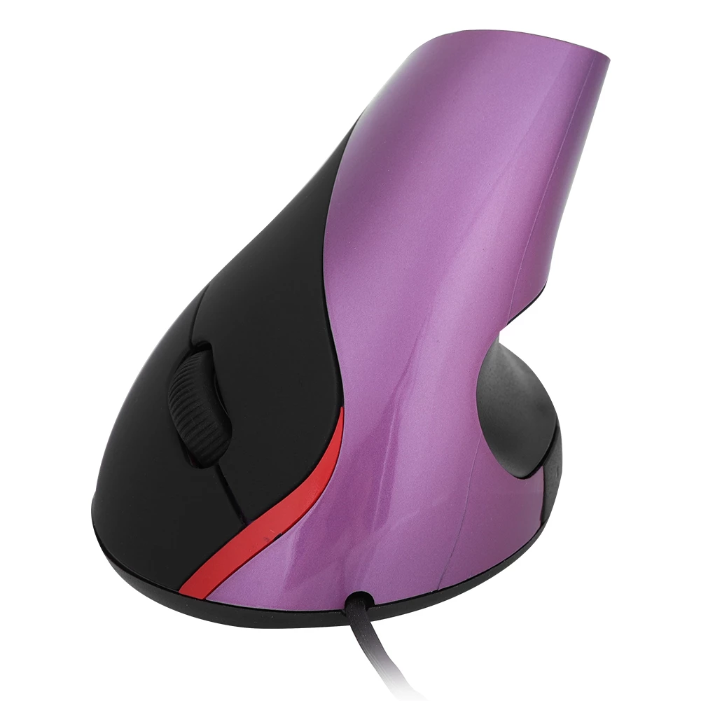 เมาส์แนวตั้ง Ergonomic เมาส์ออปติคอลเพื่อสุขภาพ 1200DPI thumbnail 6