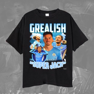 เสื้อยืด พิมพ์ลาย Manchester City Jack Grealish Jack Grealish สําหรับผู้ชาย และผู้หญิงS-5XL