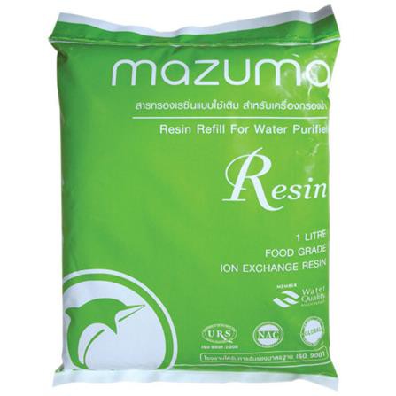 สารกรอง MAZUMA RESIN 1 ลิตร อะไหล่เครื่องกรองน้ำ อุปกรณ์เครื่องกรองน้ำ