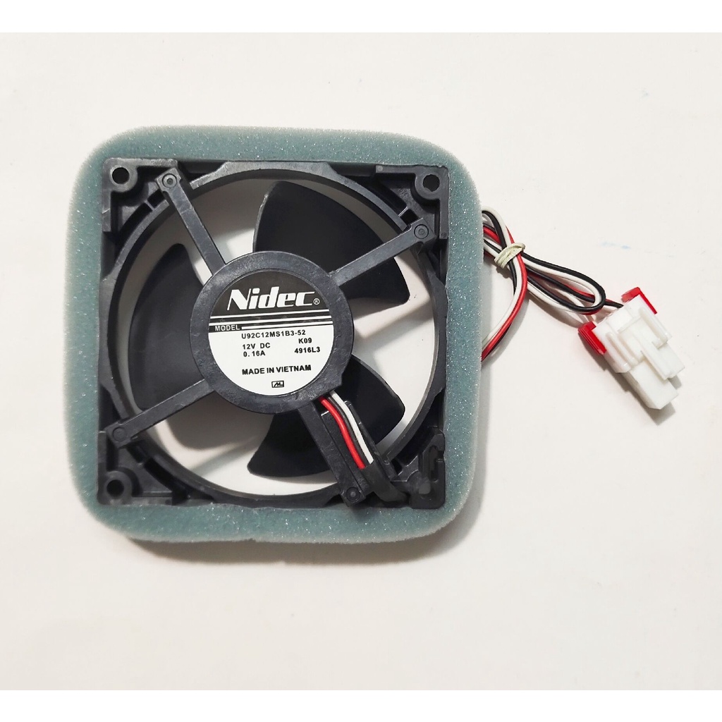 พัดลมระบายความร้อนในตู้เย็นสําหรับ Nidec 9 ซม.U92C12MS1B3-52 12V 0.16A คูลเลอร์กันน้ํา
