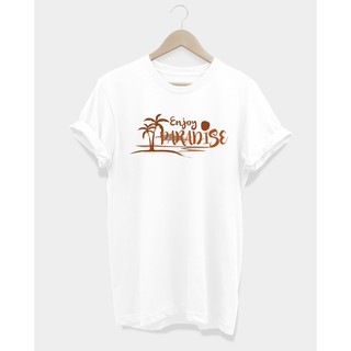 เสื้อยืดลายทะเล Enjoy Paradise Tshirt