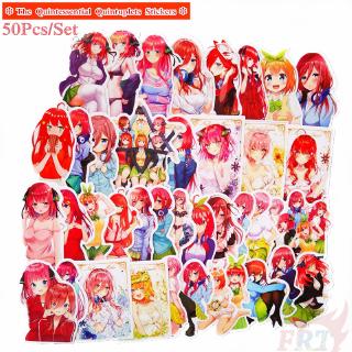 ❉ The Quintessential Quintuplets Series 02 Anime สติ๊กเกอร์ ❉ 50Pcs/Set Nakano Miku Ichika Nino Yotsuba Itsuki DIY Fashion Mixed Decals Doodle Decals สติ๊กเกอร์