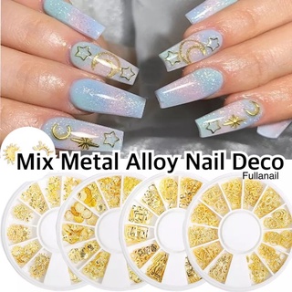 🪴โลหะแต่งเล็บ โลหะสีทอง Alloy Metal Rivets Nail Art