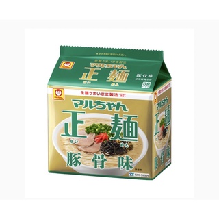 MARUCHAN Seimen Instant Ramen Noodles Tonkotsu Pork มารุจัง ทงคัทสึ ราเมง 5 ซอง Made in Japan
