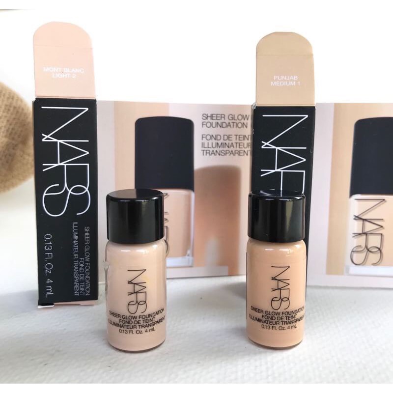 รองพื้น  nars รุ่น sheer glow