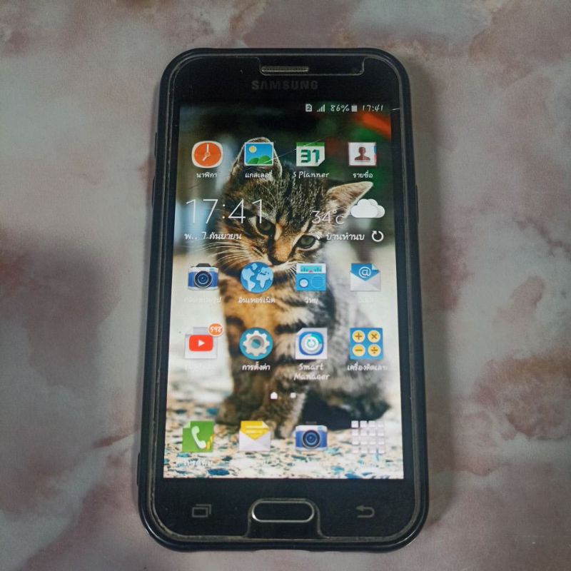 ขายโทรศัพท์มือสอง Samsung Galaxy J2 เปลี่ยนแบ็ตใหม่แล้ว  เครื่องอืดเครื่องช้าเป็กปกติของยี่ห้อซัมซุงรุ่นเก่า