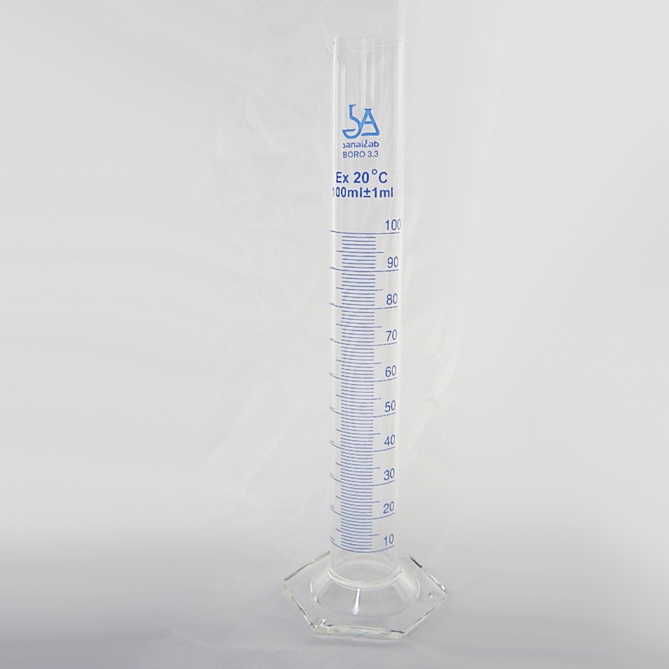 กระบอกตวงแก้ว 100 มิลลิลิตร (Measuring Cylinder 100 ml.)