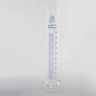 กระบอกตวงแก้ว 100 มิลลิลิตร (Measuring Cylinder 100 ml.)