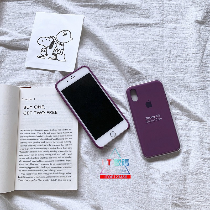 New colorสีม่วง เคสซิลิโคน เคส IPhone XS MAX XR X 8 7 6 6s Plus TPU ...