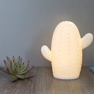 Kikkerland Large Cactus LED Light - โคมไฟแคคตัส โคมไฟแต่งห้อง วอมไวท์