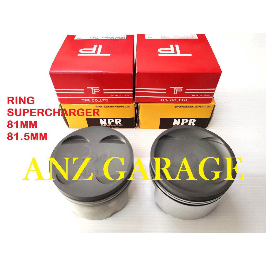 แหวนเท่านั้น Toyota Supercharger Piston RING 4agze 81mm 81.5mm
