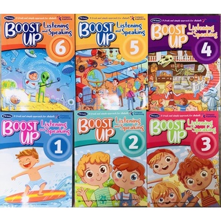 หนังสือเรียนภาษาอังกฤษ Boost Up: Listening and Speaking ป.1-6 (P.W.Inter)