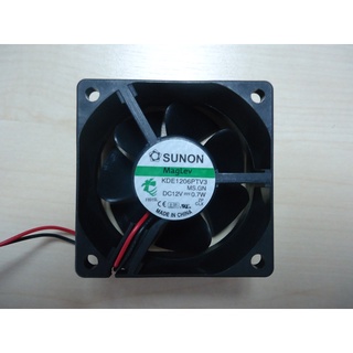 พัดลม 2.5 นิ้ว ยี่ห้อ SUNON  12V  0.7W