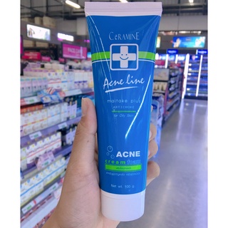 CERAMINE ACNE CREAM FOAM (100g)เซอรามายน์ แอคเน่ ครีม โฟม โฟมล้างหน้า สำหรับผู้มีปํญหาสิว