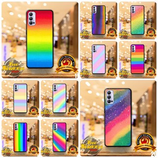 เคส เคสโทรศัพท์ เคสมือถือ เคสสกรีนลายสีรุ้ง Realme 3 / Realme 3Pro / Realme C12 C25 NARZO 30A