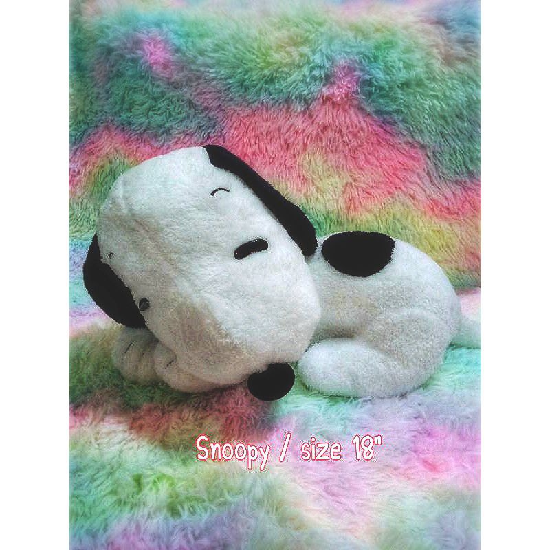 Snoopy❤️Peanuts 📏45cm. 🇯🇵ตุ๊กตาสนูปปี้ ตัวใหญ่!! สนุปปี้ 🐾 ตุ๊กตาลิขสิทธิ์แท้ญี่ปุ่น  สนู้ปปี้ สนุ้ป