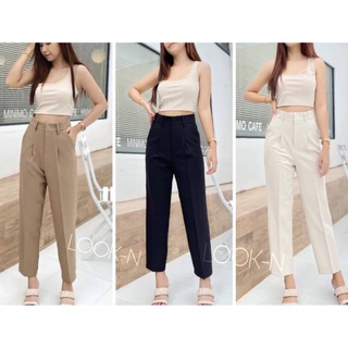 กางเกงขายาว กางเกงผู้หญิงขายาว S M L XL 34-40"