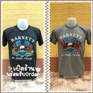 เสื้อยืดท็อปดำ-ท็อปดราย ลาย นก BARNETT วินเทจสุดฮิต