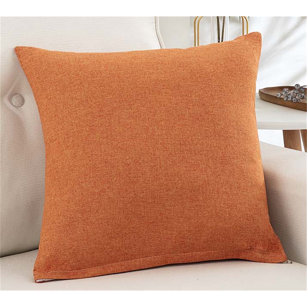 <โปรโมชั่น ลดราคา> ปลอกหมอน ขนาด 50x50 45x45 40x40 สีฟ้าปลอกหมอนโซฟา ผ้าลินิน แบบเรียบ สําหรับตกแต่งบ้าน