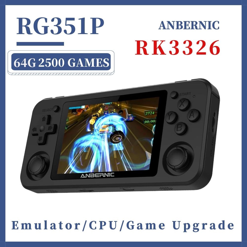 RG351P ANBERNIC RG350P Handheld Game Player 64GB Emuelec System PS1