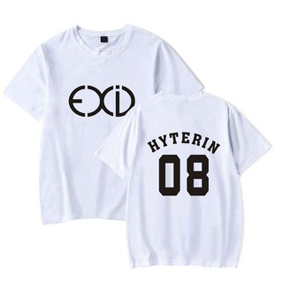 Exid 08 HYTERIN เสื้อยืดแขนสั้น ผ้าฝ้าย ขนาดใหญ่ สําหรับผู้ชาย และผู้หญิง XXS 4XL 394