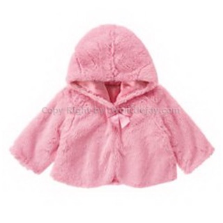 Gymboree Faux Fur Cardigan ไซส์ 12-18 mos. (USA Imported)