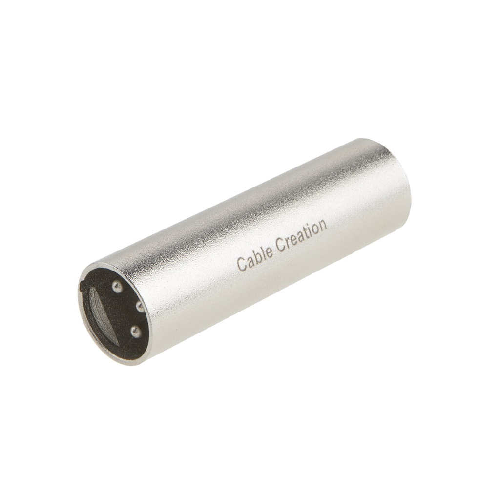 XLR Male to Male, XLR 3 Pin to 3 Pin Male Microphone Line Adapter
